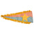 Original Vietnam War North Vietnamese Army Pennant Flag with Fringe - Viet Cong - 10" x 27” Original Items