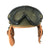 Original U.S. WWII M38 Tanker Helmet by Rawlings with M-1944 Goggles in Box - Size 7⅛ Original Items