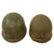 Original U.S. WWII Lieutenant’s Schlueter Front Seam Fixed Bale M1 Helmet with Matching International Molded Plastics Liner Original Items