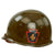 Original U.S. WWII Scarce Pennsylvania State Guard 4th Regiment Captain’s St. Clair Low-Pressure M1 Helmet Liner with Rayon Suspension Original Items