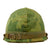 Original U.S. Vietnam War M1 Helmet with Camouflage Cover and Liner Original Items