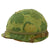 Original U.S. Vietnam War M1 Helmet with Camouflage Cover and Liner Original Items