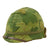 Original U.S. Vietnam War M1 Helmet with Camouflage Cover and Liner Original Items
