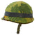 Original U.S. Vietnam War USMC M1 Helmet With 1959-Dated Camouflage Helmet Cover, M-151 "Mutt" Inner Tube Band and Liner Original Items