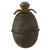 Original German WWII 1943 Dated Model 39 Egg Hand Grenade with Original Fuze & Wings by Mettmanner Britanniawarenfabrik W. Seibel - Inert Eierhandgranate Original Items
