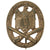 Original German WWII Silver Grade General Assault Badge - Unmarked Solid Back Original Items