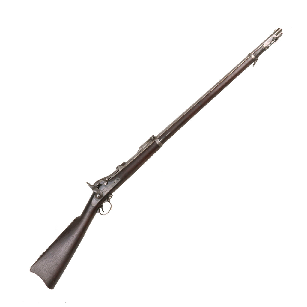 Original U.S. Springfield Trapdoor Model 1884 / 1888 Round Rod Bayonet Rifle made in 1891 with Unit Marking - Serial 506515 Original Items
