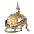 Original German Pre-WWI M1862/67 Kurassier Line Regiments Lobster Tail Pickelhaube Spiked Helmet Original Items