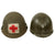 Original U.S. Korean War / Vietnam War Era Single Panel Medic’s McCord M1 Helmet with Westinghouse / CAPAC Liner Original Items