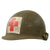 Original U.S. Korean War / Vietnam War Era Single Panel Medic’s McCord M1 Helmet with Westinghouse / CAPAC Liner Original Items