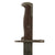 Original U.S. WWI & WWII M1905 Springfield 16 inch Rifle Bayonet Marked S.A. with Painted M1910 Scabbard & Plastic Ribbed Grips - Dated 1912 Original Items