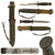 Original U.S. WWII Named Blade Marked Second Pattern M3 Fighting Knife by Imperial Knife Co. with Updated M8 Scabbard by B.M. Co. Original Items