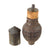Original French WWI Inert Foug M1916 Inert Lemon Grenade with Rare Cone Plug & Replacement Fuze - Citron modèle 1916 Original Items