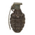 Original U.S. Pre-WWII Inert Early Body MkII Pineapple Grenade with Yellow Ring & M10A3 Fuze Original Items