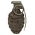 Original U.S. Pre-WWII Inert Early Body MkII Pineapple Grenade with Yellow Ring & M10A3 Fuze Original Items