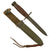 Original U.S. WWII M4 Bayonet by Utica Cutlery for the M1 Carbine with Updated M8 Scabbard by B.M. Co Original Items