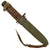Original U.S. WWII M4 Bayonet by Utica Cutlery for the M1 Carbine with Updated M8 Scabbard by B.M. Co Original Items