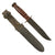DRAFT Original U.S. WWII Late War Navy Mark 2 KA-BAR Fighting Knife by Union Cutlery with U.S.N. MK2 Scabbard Original Items