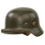 Original German WWII Double Decal NSDAP Civic Police M35 Steel Combat Helmet with Dome Stamp, 1938 Dated 59cm Liner, and Chinstrap - NS66 Original Items