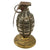 Original U.S. WWI Inert Early Mk. II Grenade with Cutback Fuze on Base Commemorating the Wartime Production Effort of the Trojan Powder Company Original Items