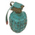 Original U.S. Korean War Era MkII M21 Inert Practice Pineapple Fragmentation Hand Grenade with M205A2 Fuze - Dated 1953 Original Items