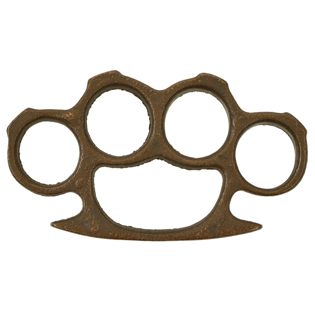 Original U.S. WWII Custom Made Cast Brass Knuckle Dusters Original Items