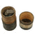 Original U.S. WWII M21 Inert Practice Pineapple Fragmentation Training Hand Grenade with Early Cutback M10 Fuze and Original Correct Husk - Dated 1939 Original Items