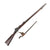 Original U.S. Springfield Trapdoor Model 1873 Rifle Made in 1884 with Standard Ramrod, Bayonet & Scabbard - Serial 257845 Original Items