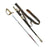 Original U.S. WWI Era German-Made Model 1852 Navy Officer's Sword with Original Leather Scabbard & Sword Belt by Horstator of Solingen Original Items