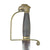 Original U.S. War of 1812 1805 Pattern Artillery Platoon Officers’ Eagle Head Pommel Sword with Dark Horn Grip Original Items