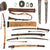 Original WWII Japanese RJT Rinji Seikishi Shin-Gunto Handmade Katana Sword by KOJIMA KANENORI with Tassel and Soldier Named Fabric Wrapped Scabbard Original Items