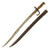 Original French M1866 Chassepot Saber Bayonet with Scabbard - Markings Scrubbed Original Items