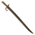 Original French M1866 Chassepot Saber Bayonet with Scabbard - Markings Scrubbed Original Items