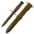 Original U.S. WWII M4 Bayonet for the M1 Carbine by IMPERIAL with M8 Scabbard by B.M. Co Original Items