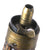 Original U.S. or British American Civil War Era Small Floral Design Embossed Copper Pistol Powder Flask Original Items
