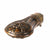 Original U.S. or British American Civil War Era Small Floral Design Embossed Copper Pistol Powder Flask Original Items