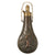 Original U.S. Civil War Era Embossed Brass Powder Flask “Dead Game” with Hanging Chain & Functional Spout Original Items