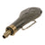 Original U.S. Civil War Era Embossed Brass Powder Flask “Dead Game” with Hanging Chain & Functional Spout Original Items