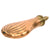 Original British U.S. Civil War Era 1850s Shell & Bush Brass Powder Flask by Dixon of Sheffield