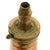 Original British U.S. Civil War Era 1850s Shell & Bush Brass Powder Flask by Dixon of Sheffield
