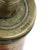 Original British U.S. Civil War Era 1850s Shell & Bush Brass Powder Flask by Dixon of Sheffield