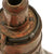 Original U.S. Civil War Era American Flask & Cap Company Fluted Brass Powder Flask with Functional Spring