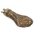 Original U.S. or British American Civil War Era Small “Ball” Design Embossed Copper Pistol Powder Flask Original Items