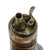 Original U.S. or British American Civil War Era Small “Ball” Design Embossed Copper Pistol Powder Flask Original Items