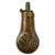 Original U.S. or British American Civil War Era Small Shell Pistol Powder Flask Original Items