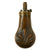 Original U.S. or British American Civil War Era Small Shell Pistol Powder Flask Original Items
