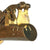 Original U.S. Civil War Dog Motif 3 Pound Shot Flask by American Flask & Cap Co. Original Items