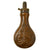 Original British U.S. Civil War Era Powder Flask by Richard Groves & Sons of Sheffield - Broken Spring Original Items