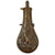 Original U.S. Civil War Era American Flask & Cap Company Embossed Copper Powder Flask “Dead Game” Original Items