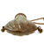 Original U.S. Civil War Fluted Powder Flask by Frary, Benham & Co. with Original Carrying Rope Original Items